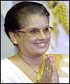 Sri Lanka president Chandrika Kumaratunga