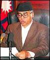 Nepal Prime Minister, Sher Bahadur Deuba