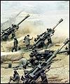 Indian artillery in the border with Pakistan
